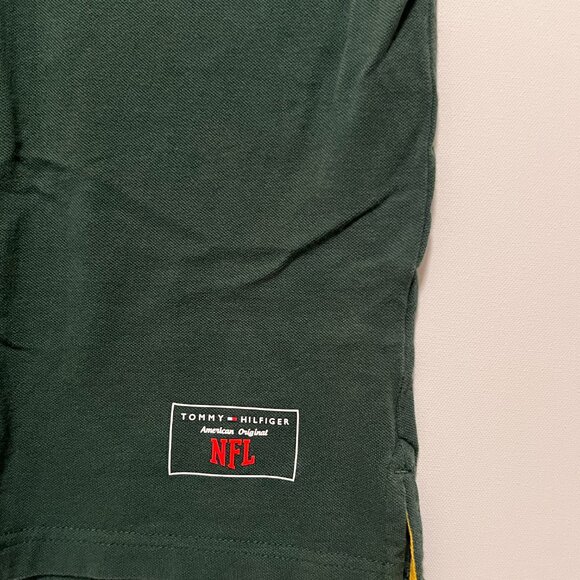 Green Bay Packers Polo Shirt Tommy Hilfiger x NFL Short Sleeve Men's size XXL - Picture 5 of 8